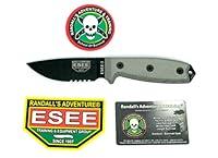 Algopix Similar Product 20 - ESEE 3 Serrated Edge Black Blades with