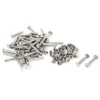 Algopix Similar Product 4 - uxcell Photo Albums 5mmx30mm Nickel