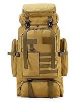Algopix Similar Product 20 - CLINFISH 70L Camping Backpack Hiking