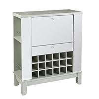 Algopix Similar Product 13 - Mirage Mirrored Fold Out Wine Cabinet 