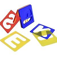 Algopix Similar Product 13 - TecUnite 26 Pieces Alphabet Stencils