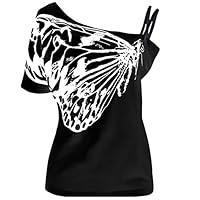 Algopix Similar Product 11 - 4th of July TopsWomen Cold Shoulder