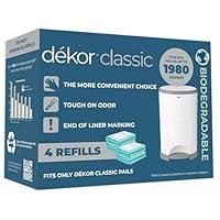 Algopix Similar Product 3 - Diaper Dekor Classic Diaper Pail