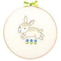 Algopix Similar Product 15 - Bunny embroidery starter kit for