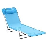 Algopix Similar Product 13 - Outsunny Folding Chaise Lounge Pool