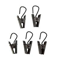 Algopix Similar Product 6 - Clip with Hooks Finish: Cocoa