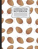 Algopix Similar Product 11 - Potato Composition Notebook Wide Ruled