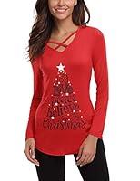 Algopix Similar Product 9 - iClosam Womens Sexy Cross Front VNeck