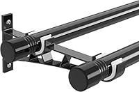 Algopix Similar Product 6 - YeYeBest Double Curtain Rods 28 to 48