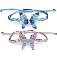 Algopix Similar Product 19 - Pink and Blue String Butterfly