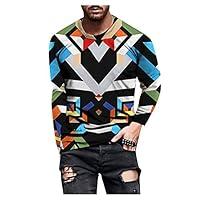 Algopix Similar Product 9 - Street Abstract Printing Shirts Casual