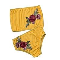 Algopix Similar Product 5 - Mlide Womens Strapless Retro Printed