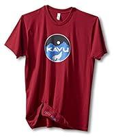 Algopix Similar Product 1 - KAVU Mens Lone Wolf Shirt Crimson