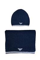 Algopix Similar Product 16 - Emporio Armani Ribbed Black Beanie