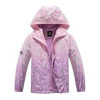 Algopix Similar Product 3 - MGEOY Girls Rain Jacket Lightweight