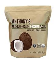 Algopix Similar Product 17 - Anthonys Organic Coconut Flour 4 lb