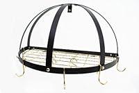Algopix Similar Product 14 - Rogar Black  Brass KD Half Dome Pot