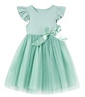 Algopix Similar Product 9 - Rysly Toddler Girls Ruffle Sleeve Tulle