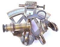 Algopix Similar Product 2 - NEOVIVID Solid Brass Sextant Nautical