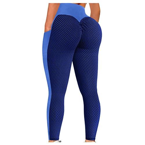 FUNEY Women's Yoga Pants with Pockets Ruched Booty High