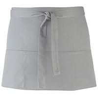 Algopix Similar Product 11 - Premier colours 3 Pocket Apron - Silver