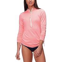 Algopix Similar Product 2 - CARVE Designs Cruz Rashguard Flamingo