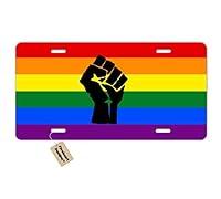 Algopix Similar Product 6 - Gay Pride Printed Aluminum License