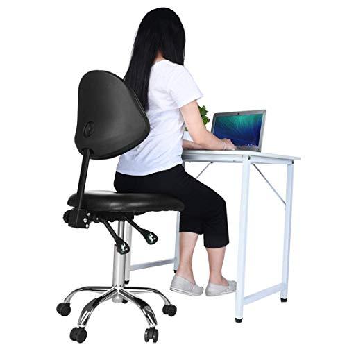 BOJUZIJA Drafting Tall Office Standing Computer Desk Chair with