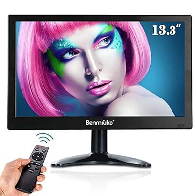 7 inch Mini Monitor HD 1080P Small HDMI Monitor Portable VGA Monitor LCD  Screen for PC/TV/DVD/Raspberry PI/Camera/Gaming; IPS 1024X600 Pixels; Build