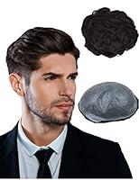 Algopix Similar Product 4 - Smaty Toupee for Men Virgin Remy Human