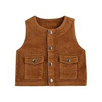 Algopix Similar Product 19 - Baby Girls Vest Coat Toddler Infant