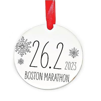Best Deal for Marathon Ornament Personalized 26.2 Ornament Christmas 2023