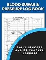 Algopix Similar Product 5 - BLOOD SUGAR  PRESSURE LOG BOOK DAILY