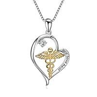 Algopix Similar Product 8 - YFN 925 Sterling Silver Nurse Gift