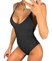 Algopix Similar Product 6 - KIWI RATA Sexy One Piece Swimsuit Women