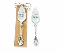 Algopix Similar Product 6 - Mud Pie Just Here for Dessert Server