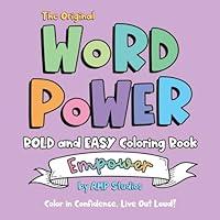 Algopix Similar Product 20 - Word Power Bold and Easy Coloring Book