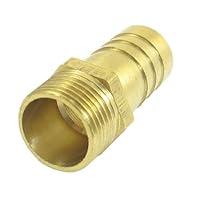 Algopix Similar Product 20 - Gold Tone Brass 14mm Fuel Gas Hose Barb