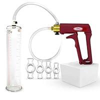 Algopix Similar Product 13 - LeLuv Maxi Red Penis Pump for Men