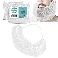 Algopix Similar Product 3 - 200 Pack White Beard Net  Disposable
