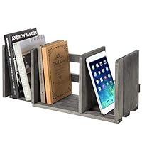 Algopix Similar Product 9 - MyGift Barnwood Gray Wood Desktop