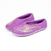 Algopix Similar Product 2 - BureBure Purple Fairy Girl Slippers