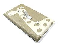 Algopix Similar Product 5 - Giraffe Light Switch Cover Plate Jungle