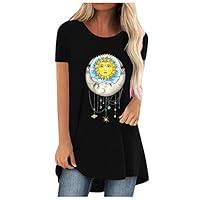 Algopix Similar Product 3 - Womens Tunic Summer TShirt Short