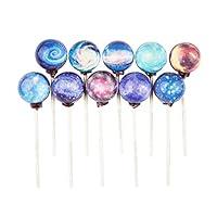 Algopix Similar Product 8 - 100 Pieces Galaxy Lollipops Universe