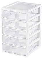 Algopix Similar Product 16 - Sterilite Small 5 Drawer Desktop