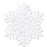 Algopix Similar Product 16 - Amscan White Foam Snowflake  12 1