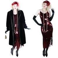 Algopix Similar Product 1 - Flapper Costume Vintage 6 Piece