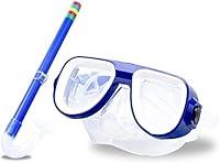 Algopix Similar Product 11 - Kids Snorkel Set Junior Snorkeling Gear