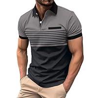 Algopix Similar Product 8 - Shirts for Men Summer Short Sleeve Polo